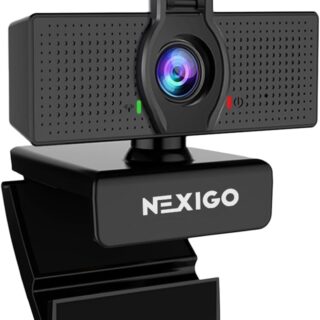 NexiGo N60 1080P Webcam, HD-Webcam mit Mikrofon, Softwaresteuerung und...
