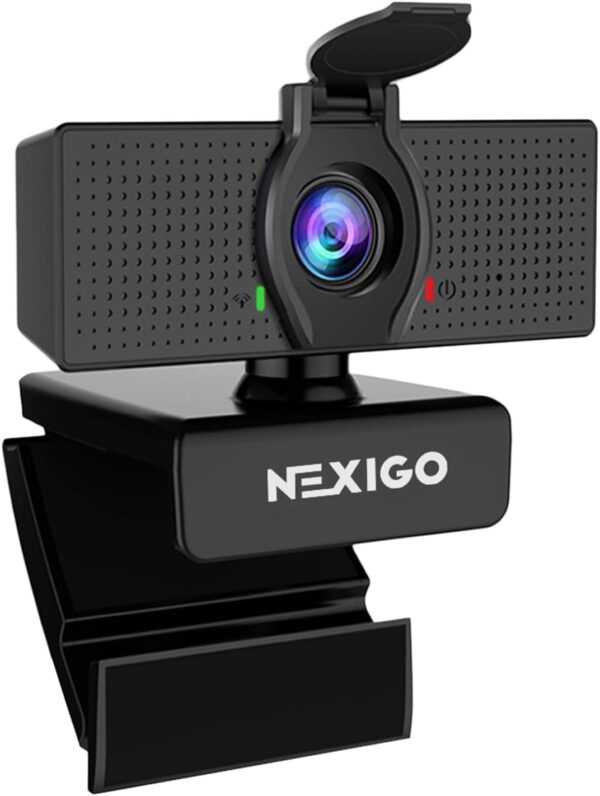 NexiGo N60 1080P Webcam, HD-Webcam mit Mikrofon, Softwaresteuerung und...