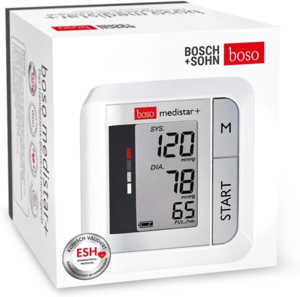 boso medistar+ – Handgelenk Blutdruckmessgerät mit Speicher für 90...