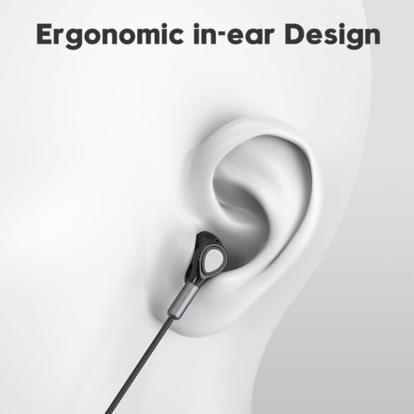 Kopfhörer mit Kabel, In Ear Kabel Ohrhörer, in Schwarz - Image 8