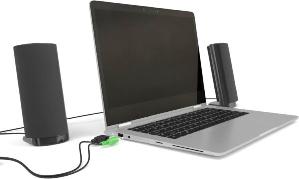 Hama Multimedia Lautsprecher E 80 (PC mit 3,5 mm Klinke, USB,... - Image 4