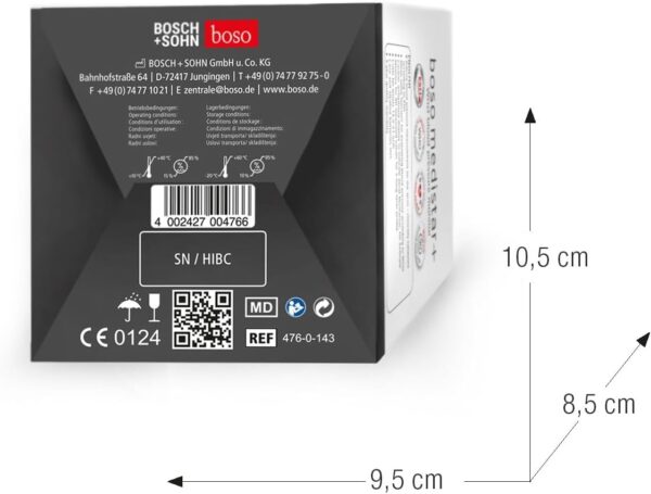 boso medistar+ – Handgelenk Blutdruckmessgerät mit Speicher für 90... - Image 4