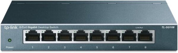 TP-Link TL-SG108 8-Port Gigabit Netzwerk Switch (Plug-and-Play, 8* RJ-45 LAN... - Image 3