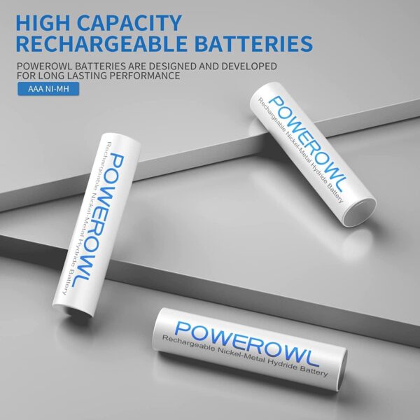 Akku AAA POWEROWL Micro NI-MH 16 Stück Batterien 16 Stück - Image 5