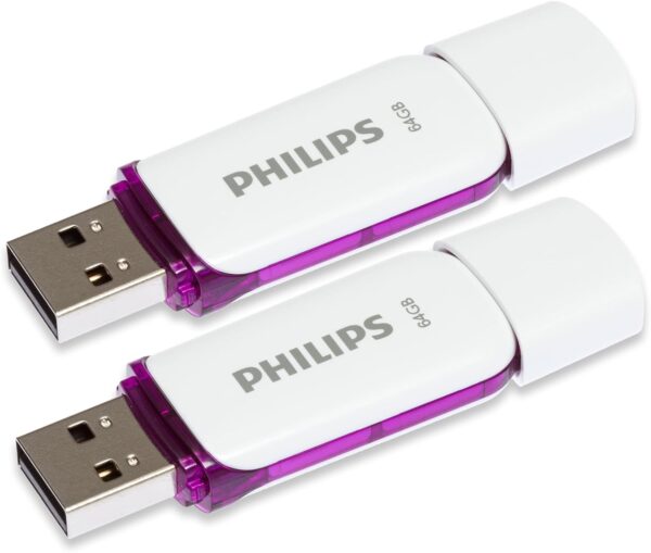 Philips Snow Edition 2.0 USB-Flash-Laufwerk USB-Stick 2X 64GB für PC, 64 GB