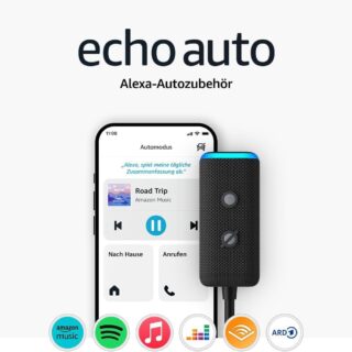 Echo Auto (Neueste Generation) – Nimm Alexa mit auf die Fahrt
