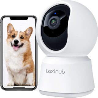 Hundekamera mit App 2K/3MP HD Kamera Überwachung Innen 2,4 1pc