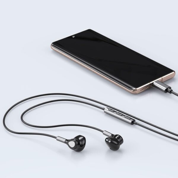 USB C Kopfhörer für Samsung Galaxy S24 S23 Ultra S22 S21 FE S20 A53 Schwarz - Image 7