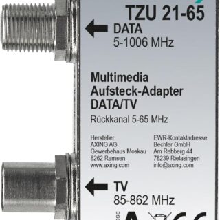 Axing TZU 21-65 Multimedia Aufsteck-Adapter