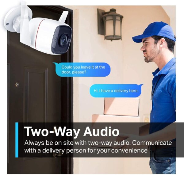 TP-Link Tapo C310 Überwachungskamera Außen, WLAN IP Kamera, 3MP 1-pack - Image 5