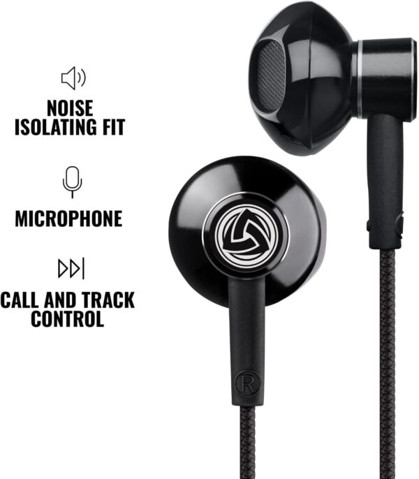 SPECTA Kopfhörer In-Ear Ohrhörer mit Kabel und Mikrofon, 5 Jahre Garantie,... - Image 4
