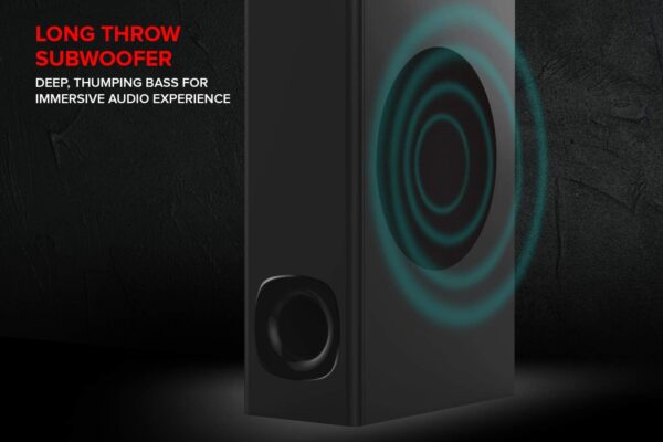CREATIVE Stage 2.1 Kanal Soundbar mit Subwoofer für TV, Computer und... - Image 4