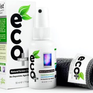 Ecomoist Bildschirmreiniger 50ml Komt mit Mikrofaser Handtuch, Naturprodukt...