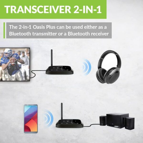 Avantree Oasis Plus aptX HD Low Latency Bluetooth 5.0 Transmitter Sender... - Image 5