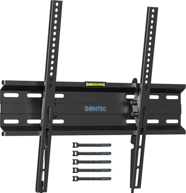 BONTEC TV Wandhalterung, Neigbare Halterung Ultraslim Universal für 23-60...