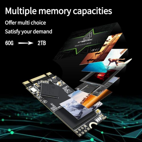 Kingshark M.2 2242 SSD 256GB Internal Ngff 22 * 42MM SATA III 6Gb/s... - Image 5