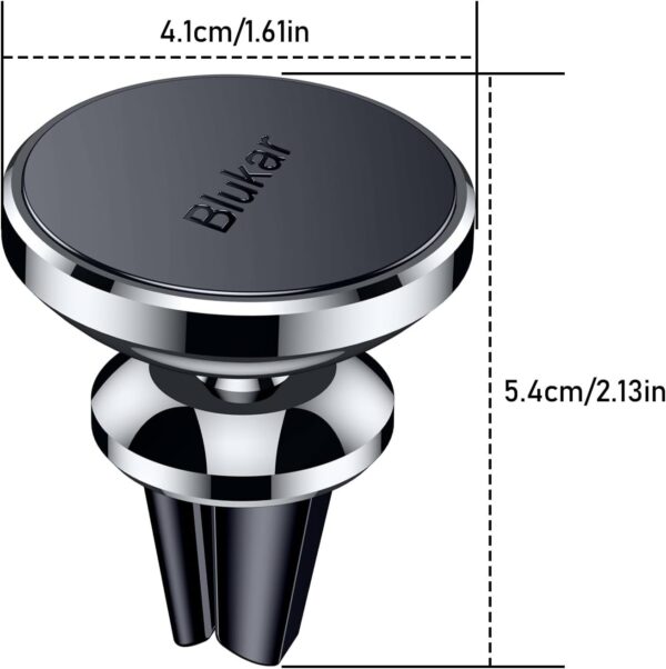 Handyhalterung Auto Lüftung, Universale 360° Magnetisch KFZ Schwarz - Image 8