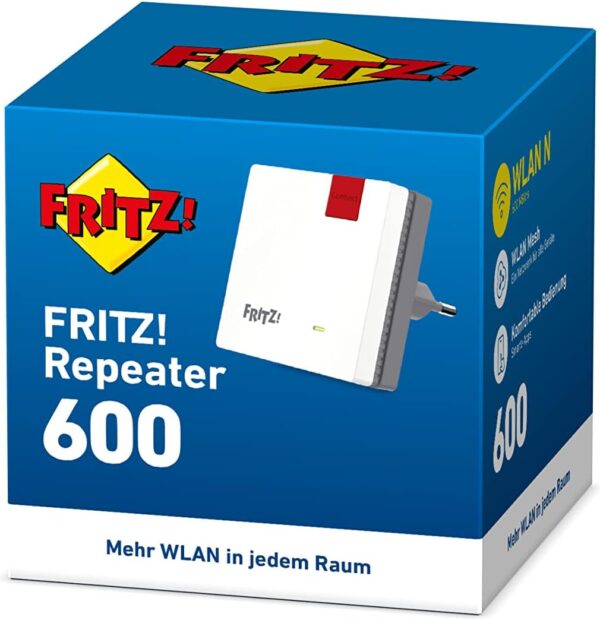 FRITZ!WLAN Mesh Repeater 600 (WLAN N bis zu 600 MBit/s (2,4 GHz), WPS,... - Image 3