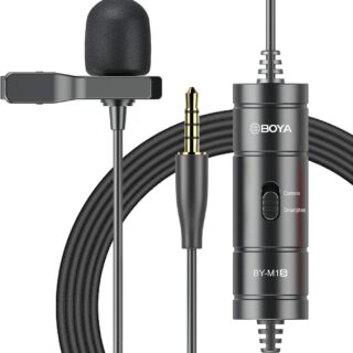Boya BY-M1S Professionelles Lavalier-Revers-Mikrofon Omnidirektionales