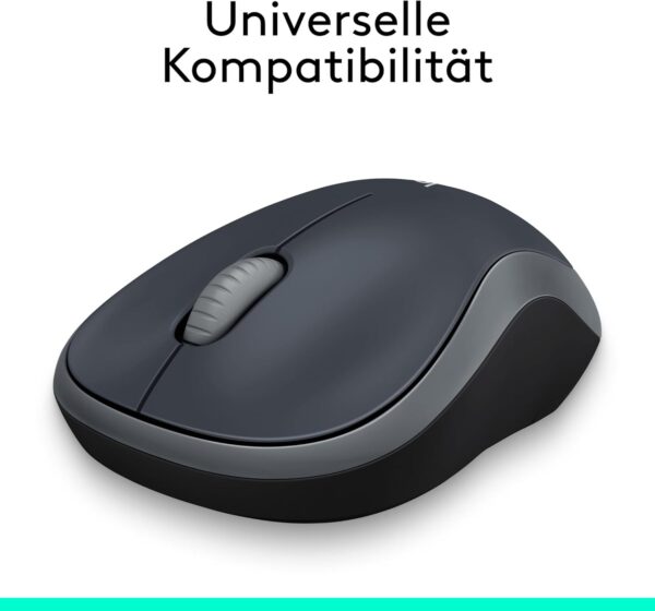 Logitech M185 Kabellose Maus, 2,4 GHz mit USB-Nano-Empfänger, 12 Monate... - Image 7