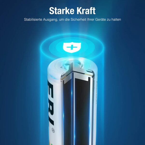 EBL AA und AAA Akku Set - 16 Stück, wiederaufladbare Batterien - Image 6