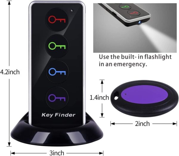 Reyke Schlüsselfinder Key Finder,Remote Finder Drahtloser... - Image 2