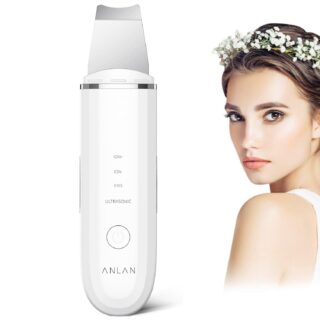Ultraschallpeelinggerät ANLAN Skin Scrubber,Ultraschall-Peeling Weiß