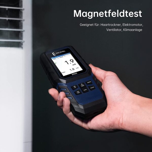 ERICKHILL EMF Messgerät ER-02, EF/MF/RF-Prüfung, wiederaufladbarer... - Image 5