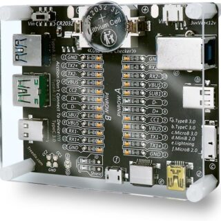 USB-Kabeltester, USB-C-Kabeltester, Kabel Test Board mit Ständer
