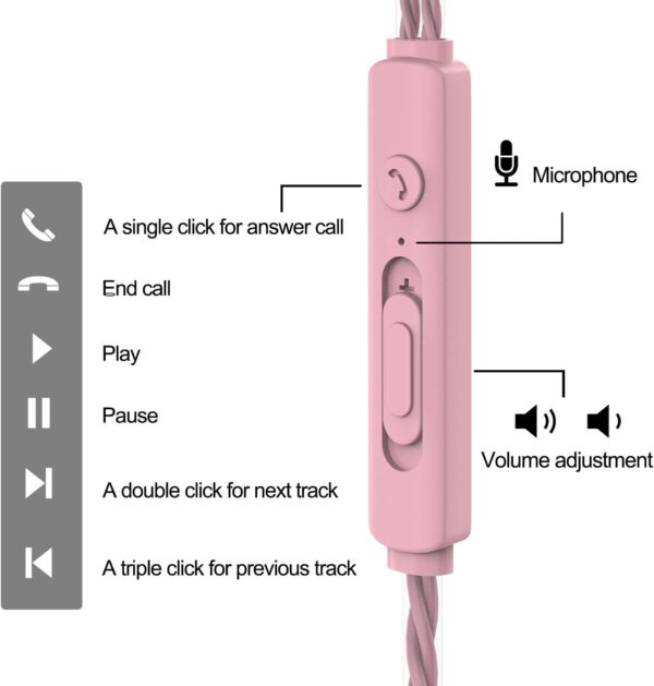 CBGGQ 4 Pack Ear Kopfhörer, Stereo Bass In Ohrhörer mit 4 Paare Farbe - Image 5