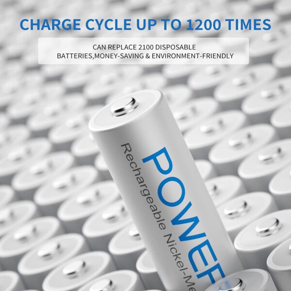 Akku AAA POWEROWL Micro NI-MH 16 Stück Batterien 16 Stück - Image 3