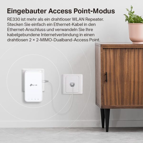 TP-Link RE330 WLAN Verstärker Repeater AC1200 (867MBit/s 5GHz + 300MBit/s... - Image 7
