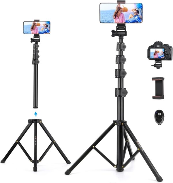 Victiv Handy Stativ Ständer, 172cm Smartphone Stative, Tripod für