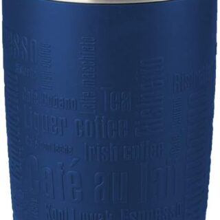 Emsa Travel Mug Classic Thermobecher 360 ml, Kaffeebecher to go thermo Blau