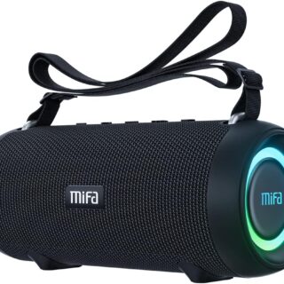 MIFA A90 Bluetooth Lautsprecher 60W kabellos IPX7 wasserdicht RGB-LED-Licht...