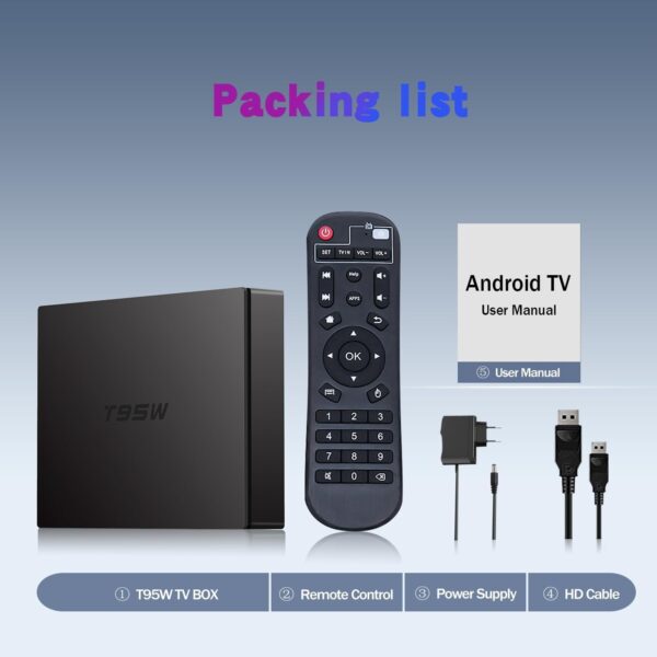 Android TV Box 4GB RAM 64GB ROM S905W2 Quad-Core ARM Cortex-A35, Android... - Image 8