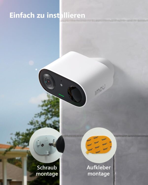 Imou 2K Überwachungskamera Aussen Akku mit PIR Cell Go Kamera - Image 9
