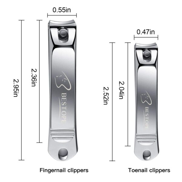 Nagelknipser Groß Für Fingernägel Und Fußnägel - Nail Clipper 2 Stücke... - Image 6