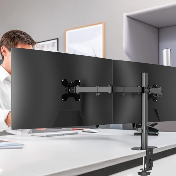Pholiten Monitor Halterung für 13-27 Zoll LED LCD Bildschirm Large, Schwarz - Image 7