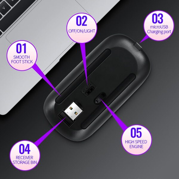 Maus Kabellos bluetooth maus wireless mouse mäuse... - Image 4