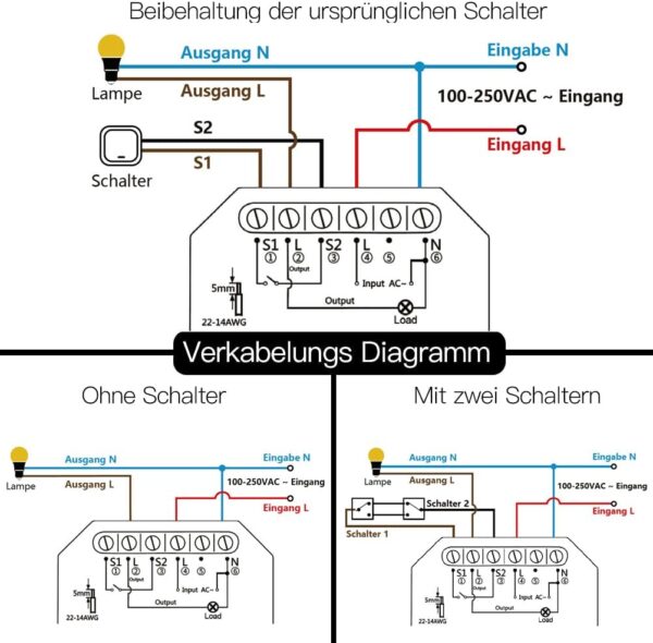 LoraTap 2er Pack WiFi Relais Schalter, Kompatibel mit Alexa & Google... - Image 6