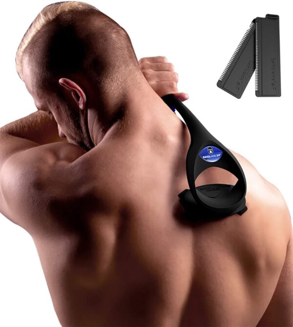 baKblade 2.0 Plus Rückenrasierer Herren - Ergonomischer Rückenhaarentferner...
