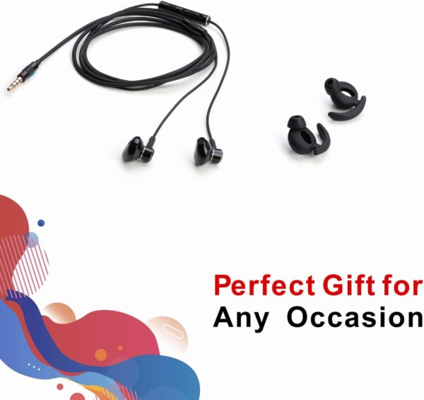 SPECTA Kopfhörer In-Ear Ohrhörer mit Kabel und Mikrofon, 5 Jahre Garantie,... - Image 6