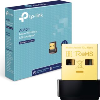 TP-Link Archer T2U Nano AC600 USB WLAN Stick Adapter(433MBit/s 600Mbps+Nano