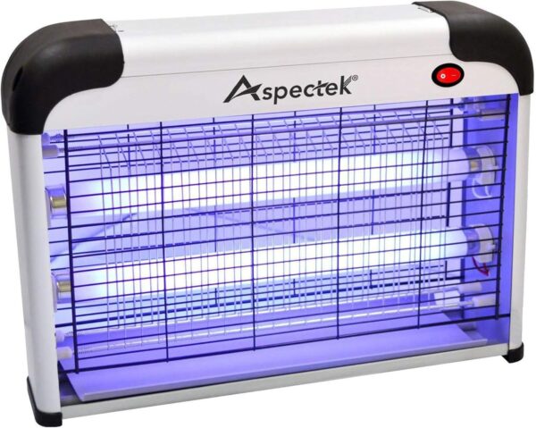 ASPECTEK Insektenvernichter Elektrisch, Mückenlampe 2800V mit 20W Weiß