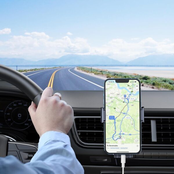 Handyhalterung Auto, Handyhalter für Autos Lüftung mit Upgraded Schwarz - Image 8
