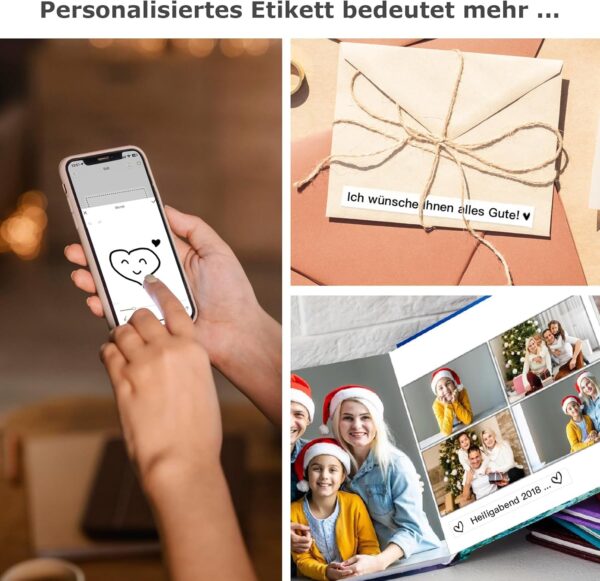 SUPVAN Katasymbol Etikettendrucker, Mini Bluetooth E10 Schwarz - Image 8
