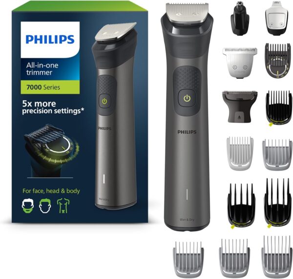 Philips Multigroom Series 7000, All-in-One-Trimmer, 15-in-1 Barttrimmer und...