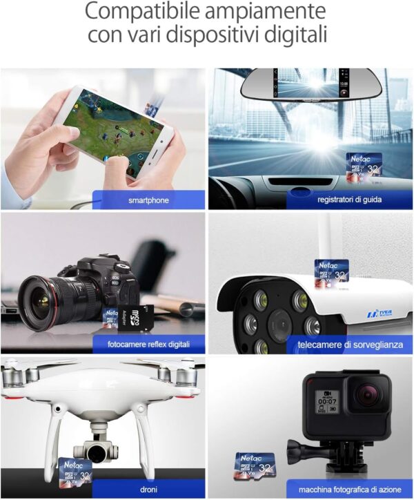 Netac Speicherkarte 32GB 3-in-1 Paket SD Karte 32GB*3 - Image 7