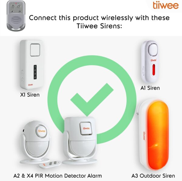 tiiwee Fernbedienung TWRC03 für das Tiiwee Home Alarm System - Image 5